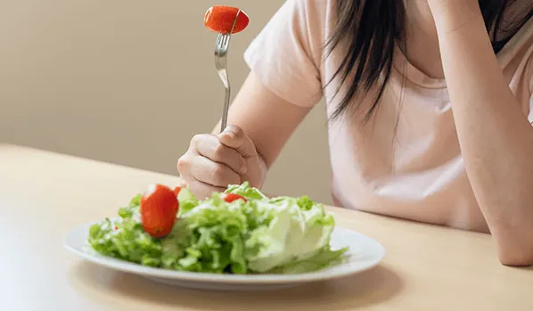 無理な食事制限のない食事指導